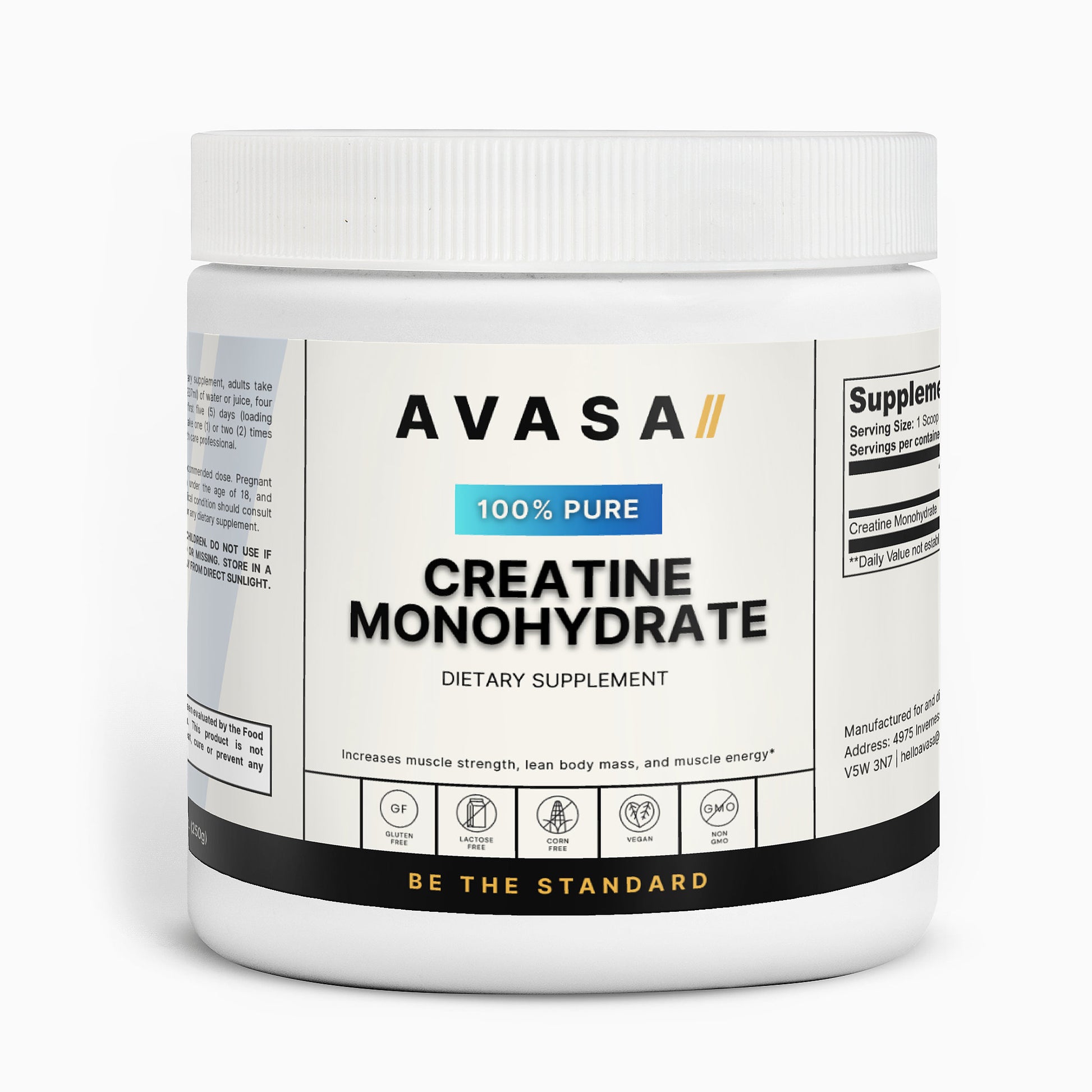 AVASA Strength+ Creatine Monohydrate